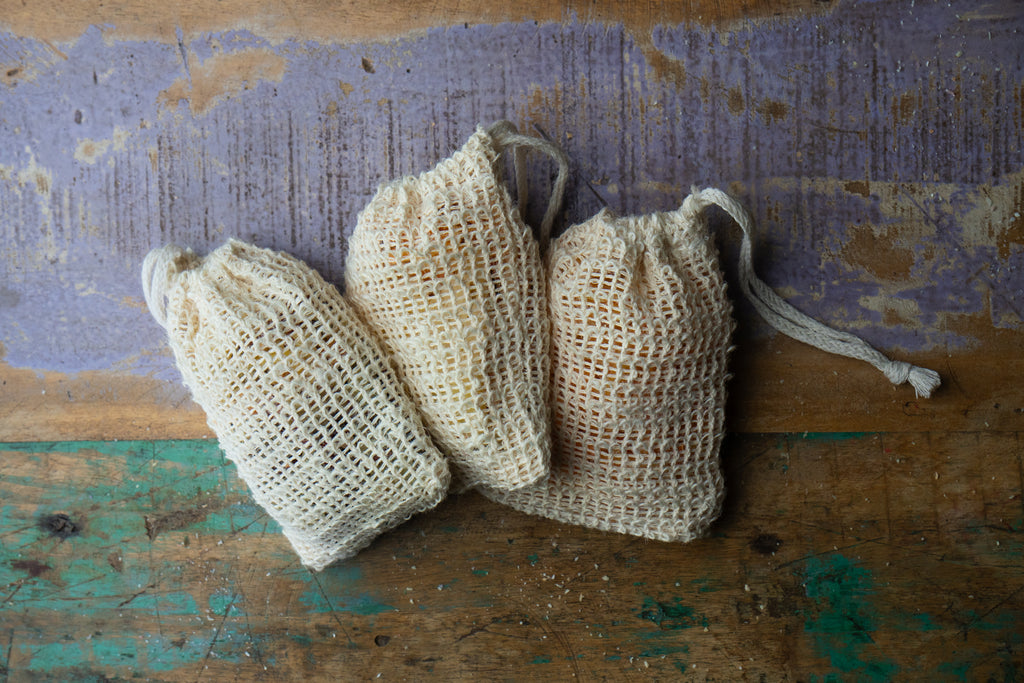 Cotton Soap Sack Filled